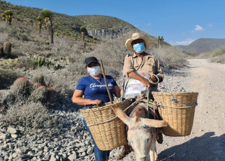 Alcaldesa de Bustamante lleva apoyos a las comunidades Las Antonias y Plutarco Elías Calles