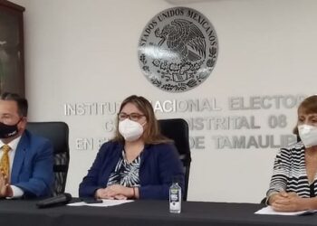 La presidenta del consejo distrital Luz Espinoza Hernández, exhortó cuidar sana distancia con electorado