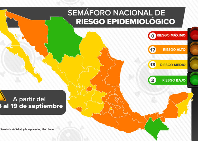 Pasa a semáforo naranja Tamaulipas