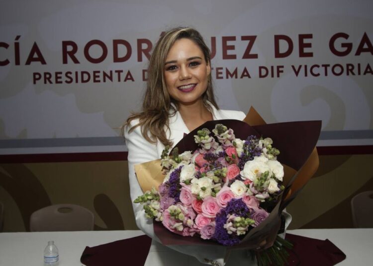 Lucía Rodríguez de Gattás, presidenta del Sistema DIF Victoria