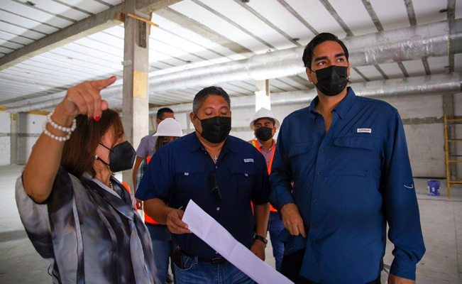 Alcalde de Reynosa verificó la ampliación de edificio del Archivo Municipal