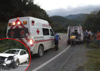 Parranderos casi causan tragedia al mandar a pareja a barranco en la antigua a Tula