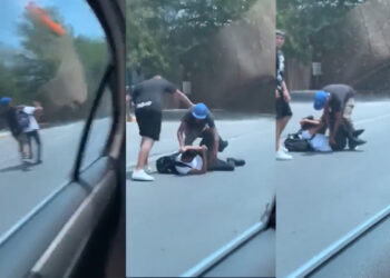 VIDEO. Asaltan y golpean a plena luz del día a estudiante en San Nicolás, NL