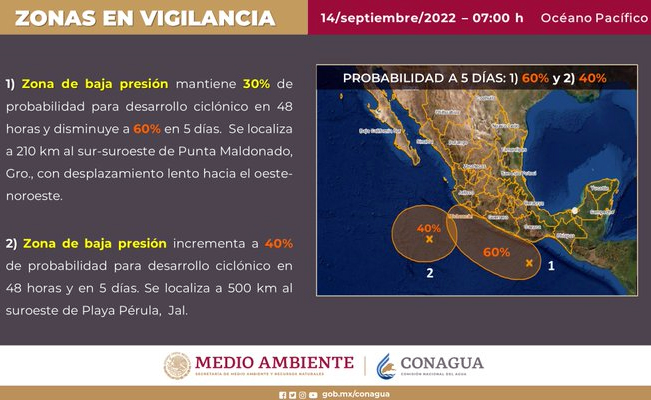 ¡Temporal lluvioso azotará a casi toda la república mexicana!