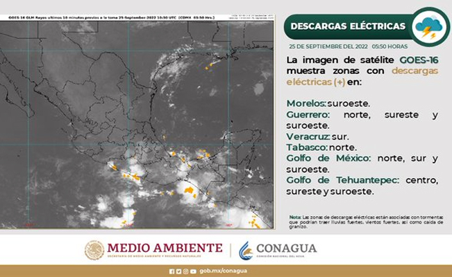 ¡Toma nota y saca el paraguas!: se esperan lluvias en gran parte del país