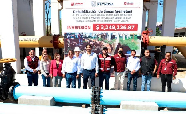 Sustitución de tubería en Reynosa mejora la distribución de agua potable