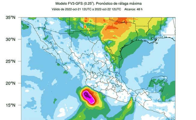 ¡Tormenta “Roslyn” y otros fenómenos dejarán lluvias intensas en México!