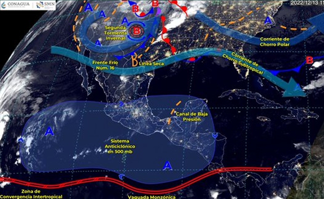 ¡Brrrr!: prevén heladas con mínimas de -10 °C en algunos estados