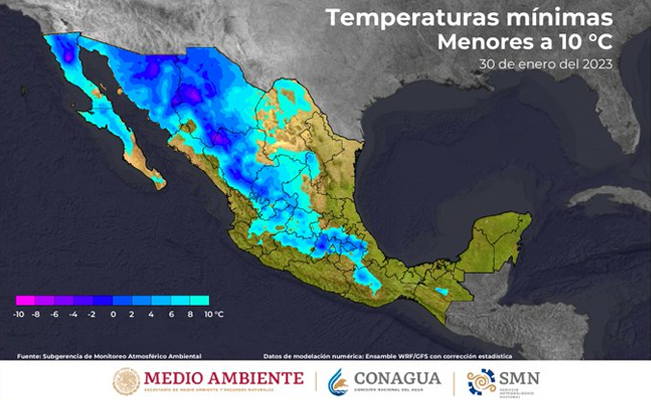 ¡Abrígate bien!: habrá un clima congelante en algunas ciudades del país