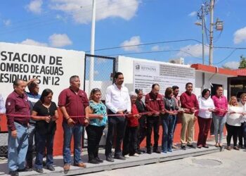 Entregan rehabilitación de la estación de bombeo número 12 en Reynosa