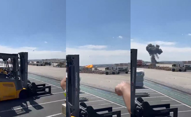 VIDEO. Avión de la fuerza aérea se estrella durante exhibición en España