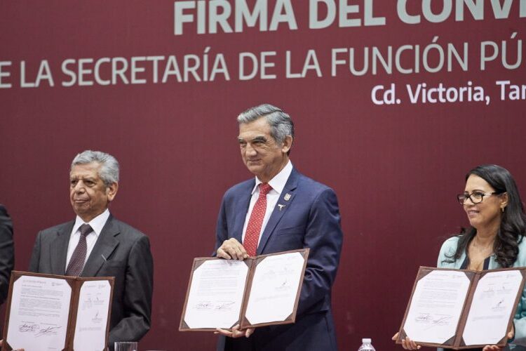 Gobierno de Tamaulipas y SFP suscriben convenio para fortalecer la rendición de cuentas y la gestión gubernamental
