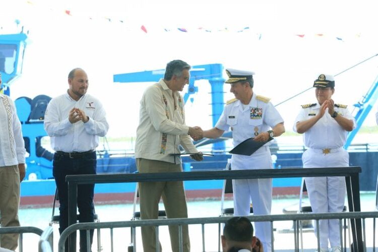 Inicia el dragado del canal de navegación en el Puerto del Norte de Tamaulipas con una inversión histórica