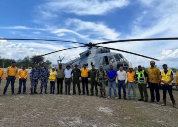SEDUMA supervisa área afectada por incendio en la Sierra de Jaumave