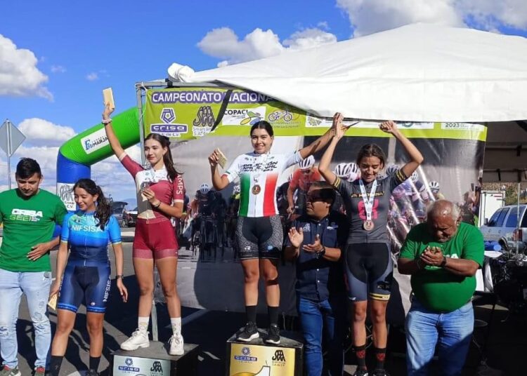 Gana tamaulipeca Atzi Reyes doble medalla de plata en Nacional de Ciclismo