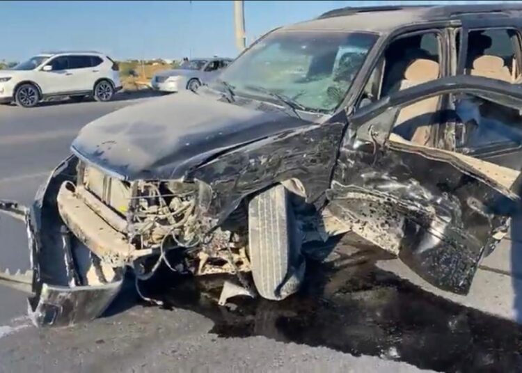 Choque «mortal» en el Viaducto de Reynosa deja dos personas con graves heridas