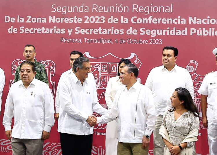 Secretarías de Seguridad de la Región Noreste trabajan unidas para lograr la paz pública