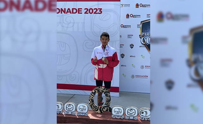 Primera medalla para Tamaulipas en Paranacionales CONADE 2023