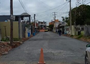 Pavimenta Gobierno de Carlos Peña Ortiz Circuito Roma en Reynosa