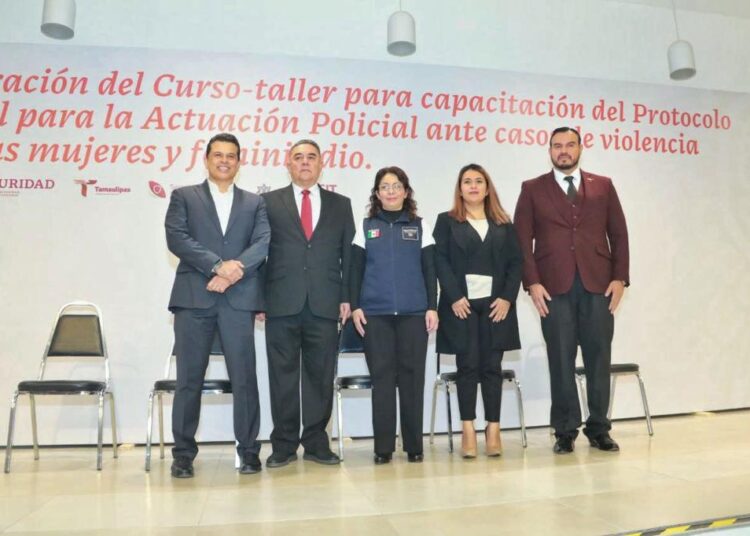 Victoria, sede de taller policial contra la violencia y feminicidio
