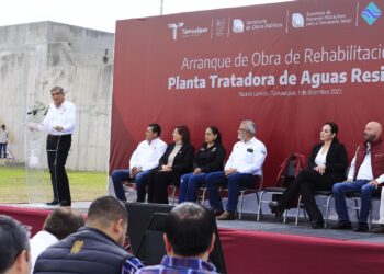 Inicia gobernador AVA rehabilitación de Planta Tratadora de Aguas en Nuevo Laredo