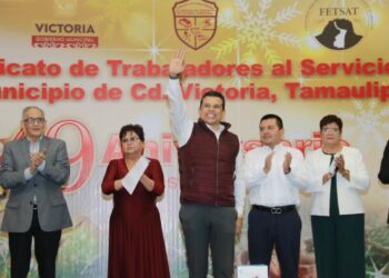 Renueva Gattás con sindicato voluntad para trabajar juntos por Victoria