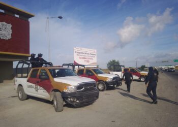 Guardia Estatal brinda seguridad a Caravana Migrante